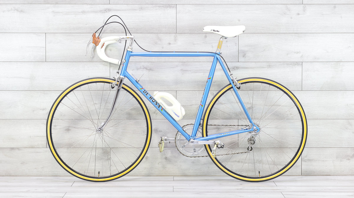 1980 De Rosa Linea Aerodinamica Vintage Steel Road Bike - 60cm