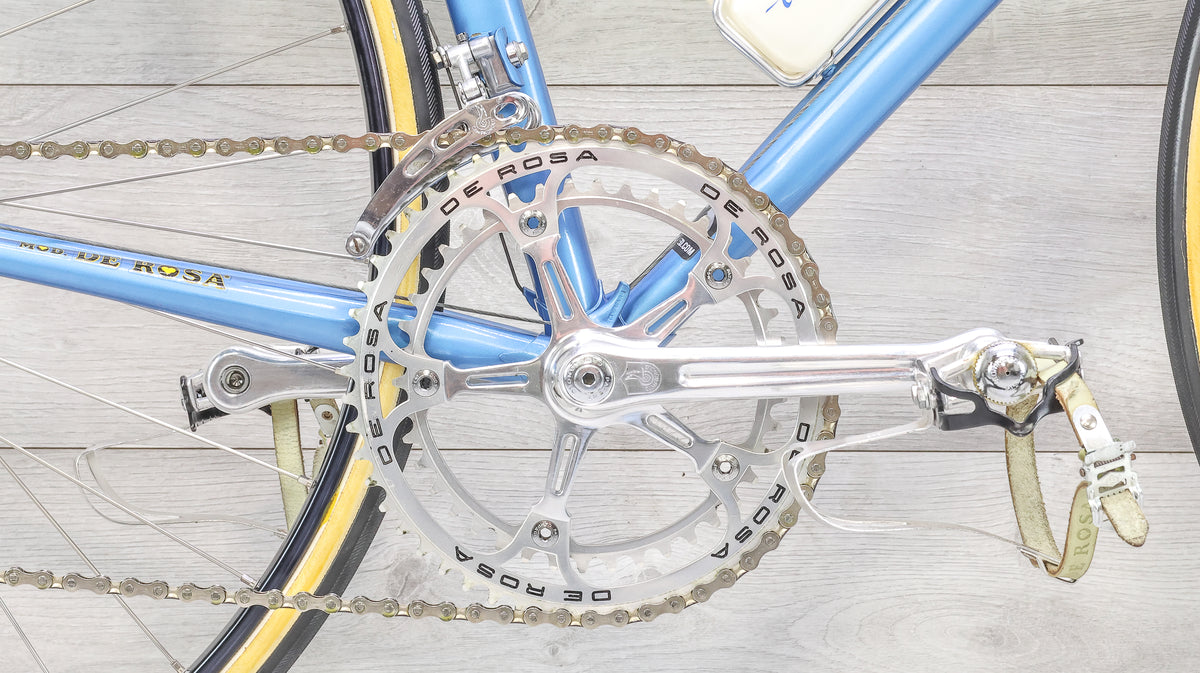 1980 De Rosa Linea Aerodinamica Vintage Steel Road Bike - 60cm