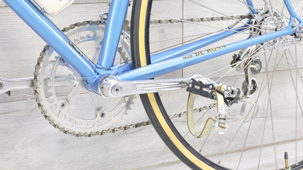 1980 De Rosa Linea Aerodinamica Vintage Steel Road Bike - 60cm