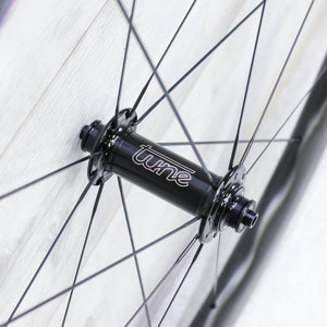 Princeton CarbonWorks Peak 4550 With Tune Hubs Carbon Rim Wheelset - 700c, Tubeless, Rim Brake, Shimano HG 10/11/12-Speed