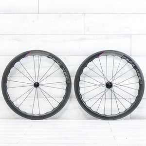 Princeton CarbonWorks Peak 4550 With Tune Hubs Carbon Rim Wheelset - 700c, Tubeless, Rim Brake, Shimano HG 10/11/12-Speed