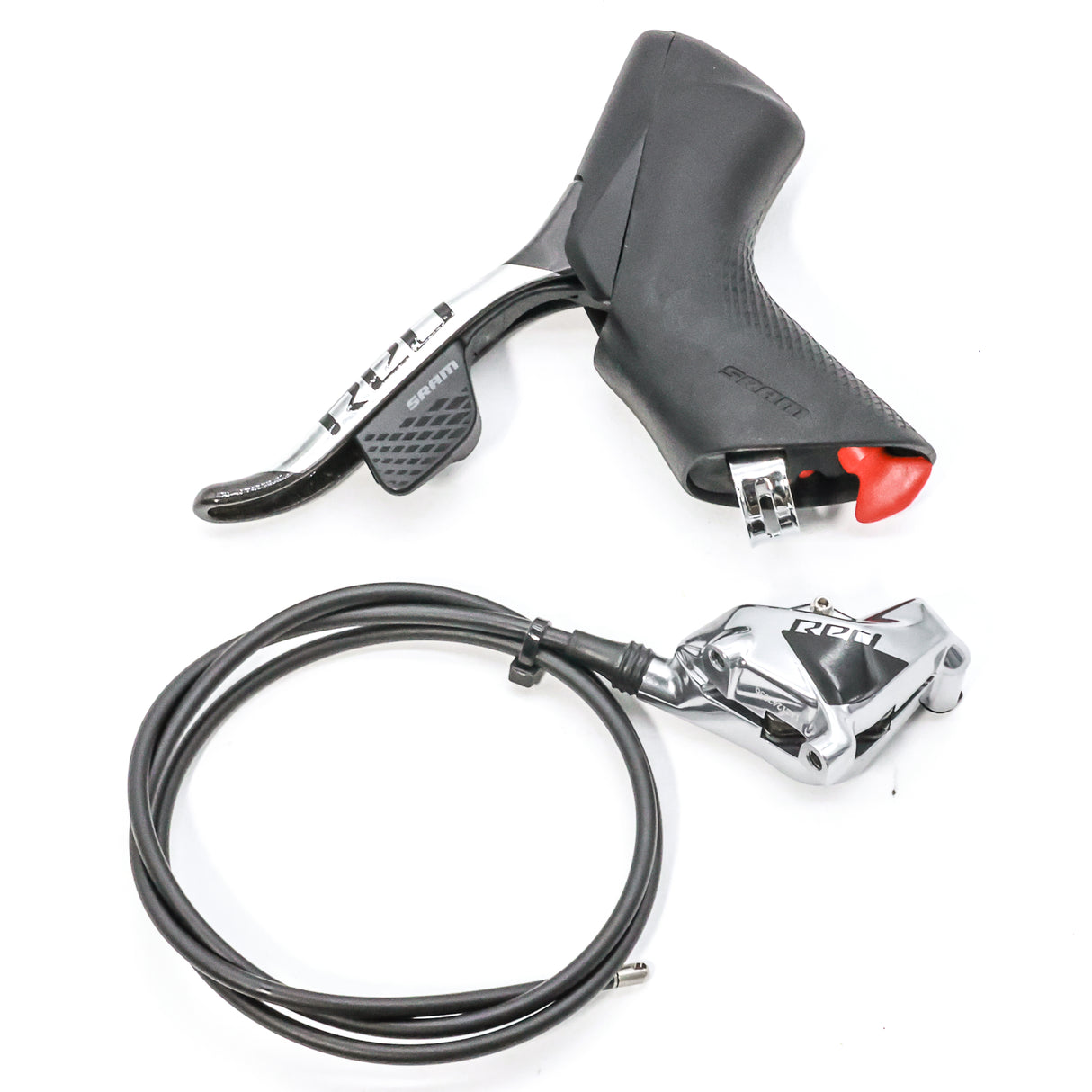SRAM Red eTap AXS 12 Speed Front Shift Brake Lever and Hydraulic Disc Caliper - 1000mm