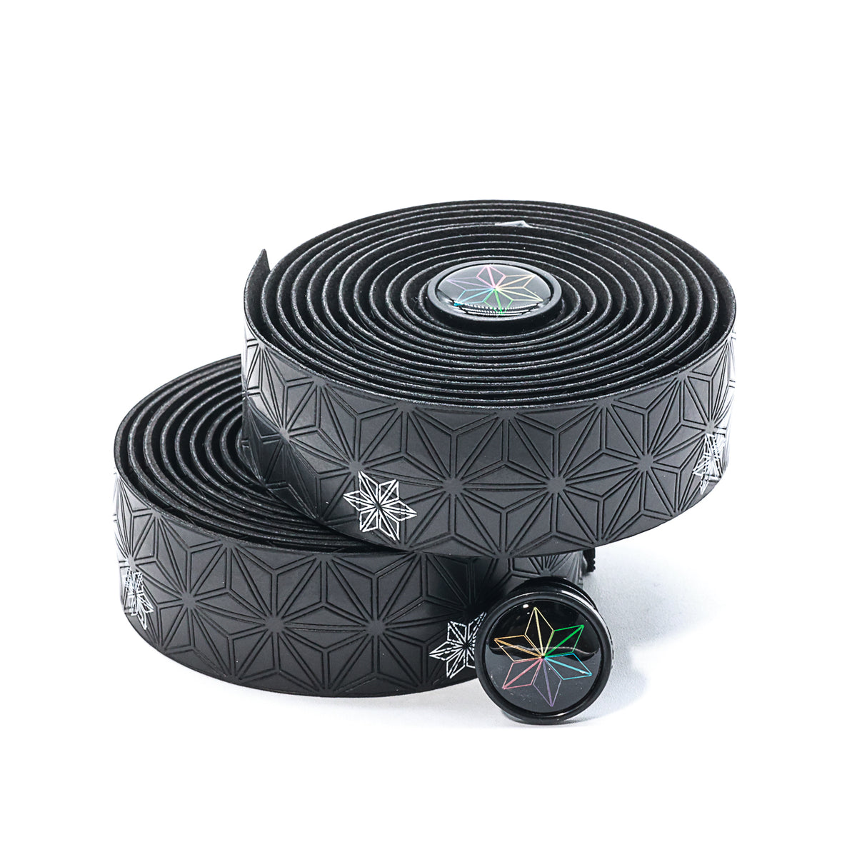 Super Sticky Kush Bicycle Handlebar Tape - Black with White Stars