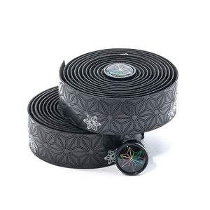Super Sticky Kush Bicycle Handlebar Tape - Black with White Stars