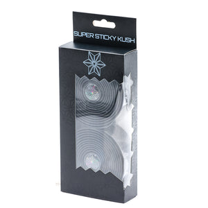 Super Sticky Kush Bicycle Handlebar Tape - Black with Pink Stars