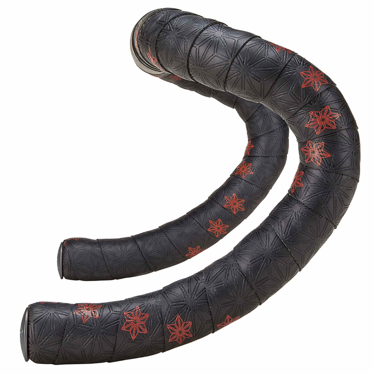 Super Sticky Kush Bicycle Handlebar Tape - Black with Red Stars