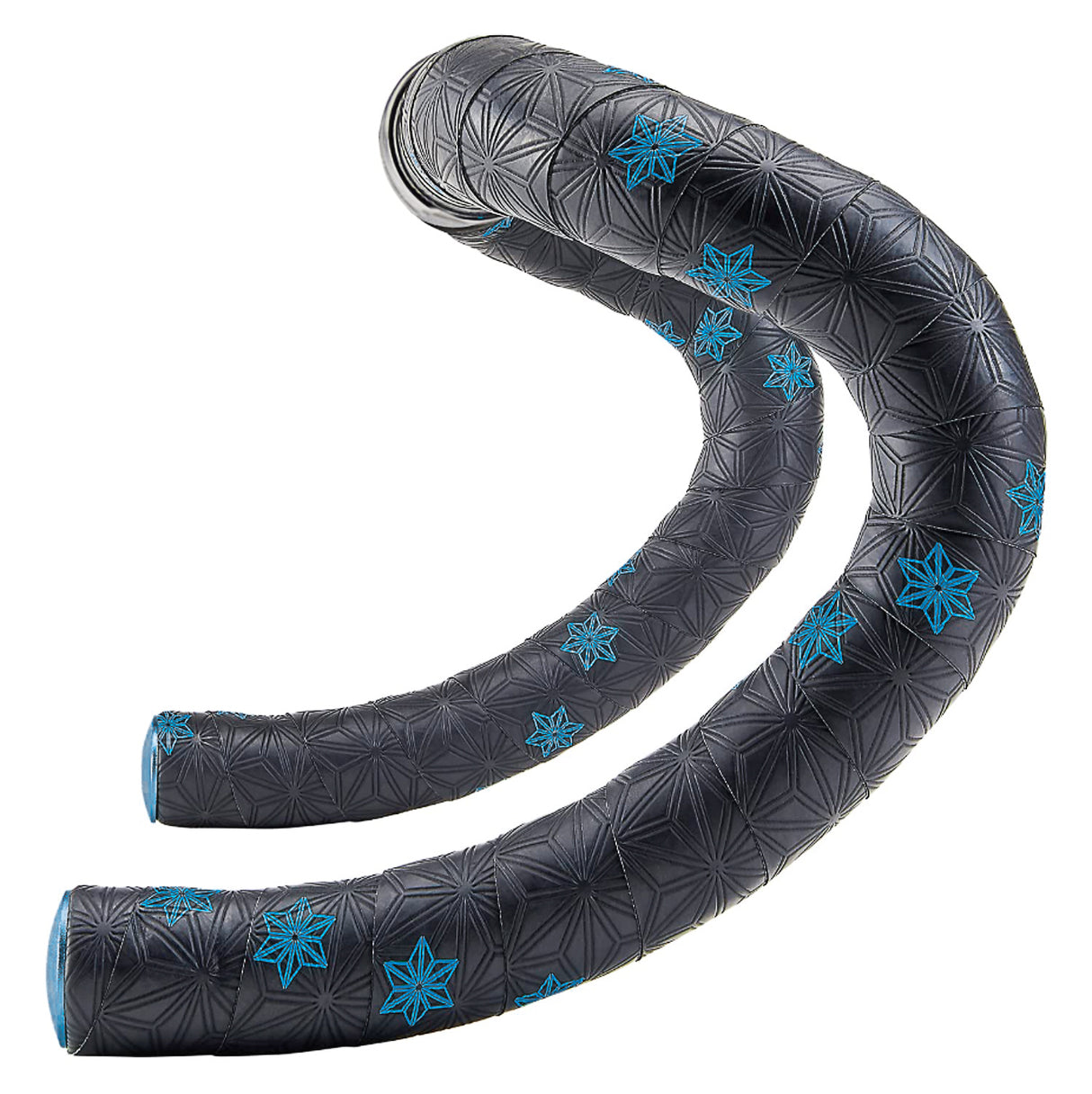 Super Sticky Kush Bicycle Handlebar Tape - Black with Blue Stars