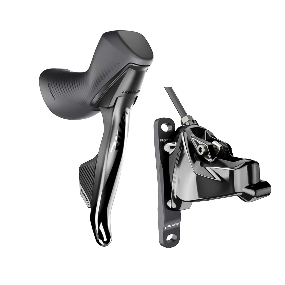 SRAM Rival D1 eTap AXS Front Shift Brake Lever & Hydraulic Disc Caliper - 950mm