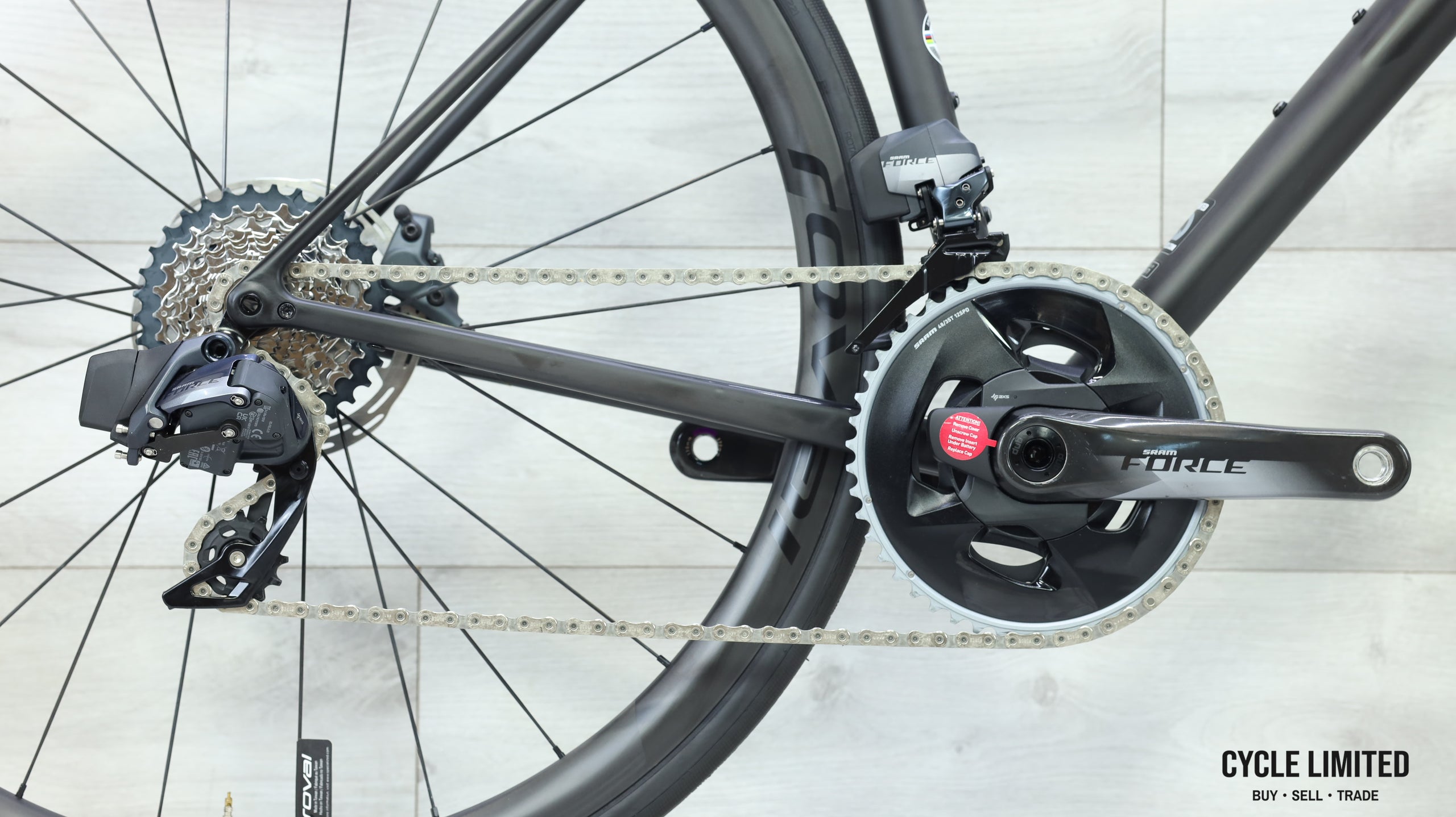 2023 Specialized Aethos Pro SRAM Force eTap AXS Road Bike 52cm