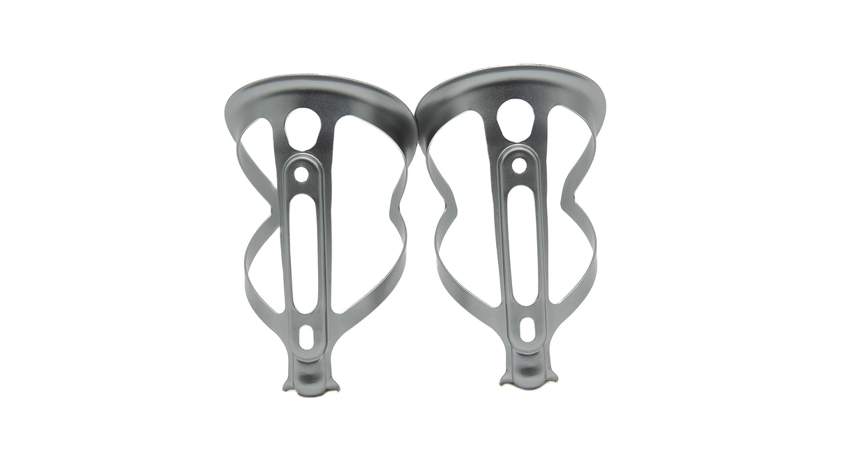 Supacaz Fly Cage Ano Gun Metal Bottle Cage Pair 35g