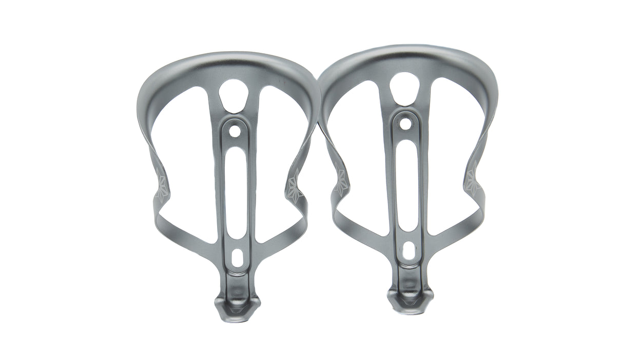 Supacaz Fly Cage Ano Gun Metal Bottle Cage Pair 35g