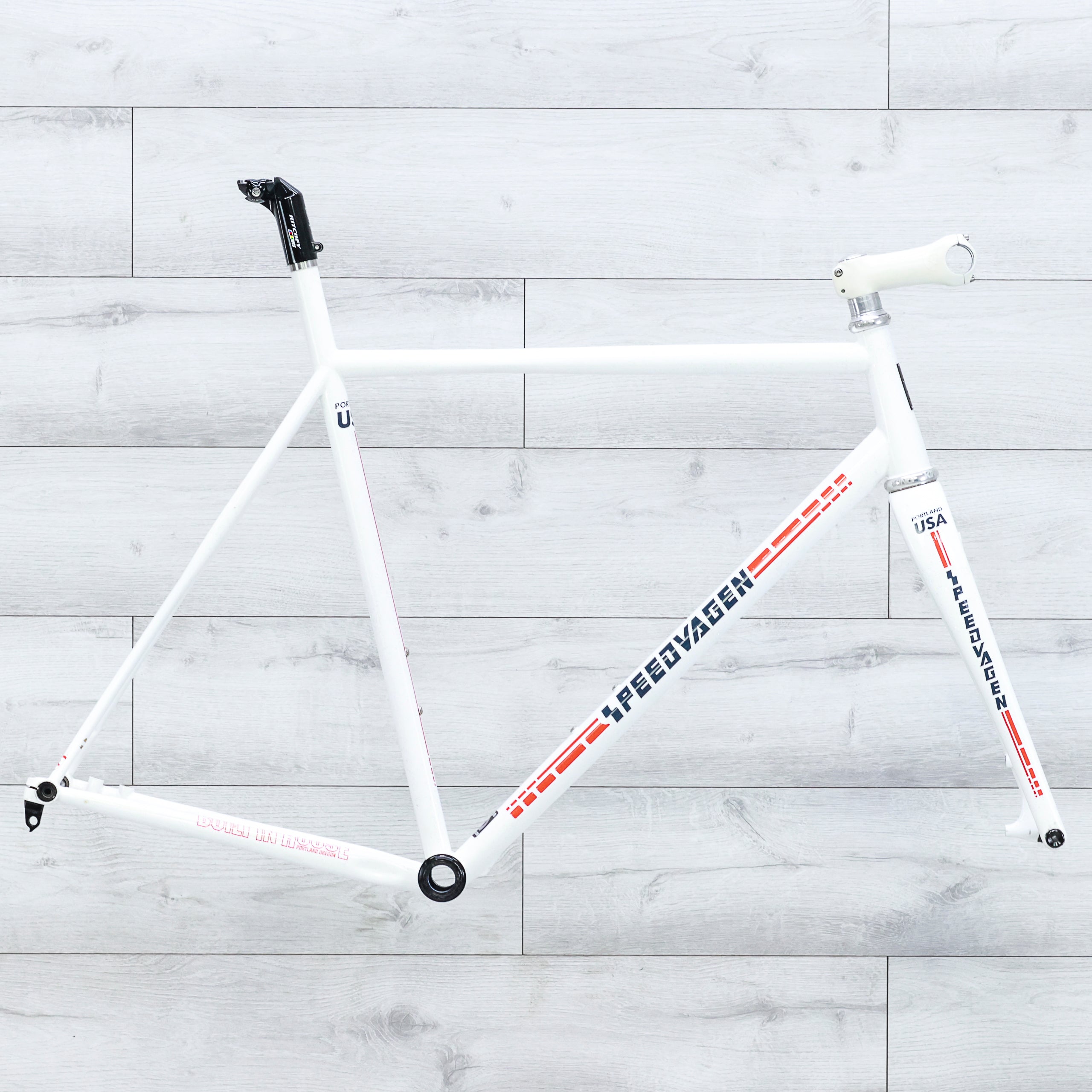fixed gear cyclocross Speedvagen Team Issue CX Steel Cyclocross Bike Frameset