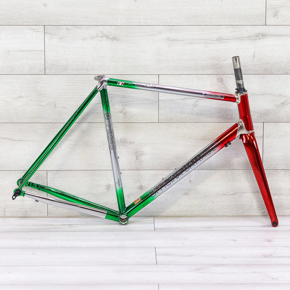 Officina Battaglin Portofino G Cromovelato Steel Gravel Bike Frameset - 2020, 55cm