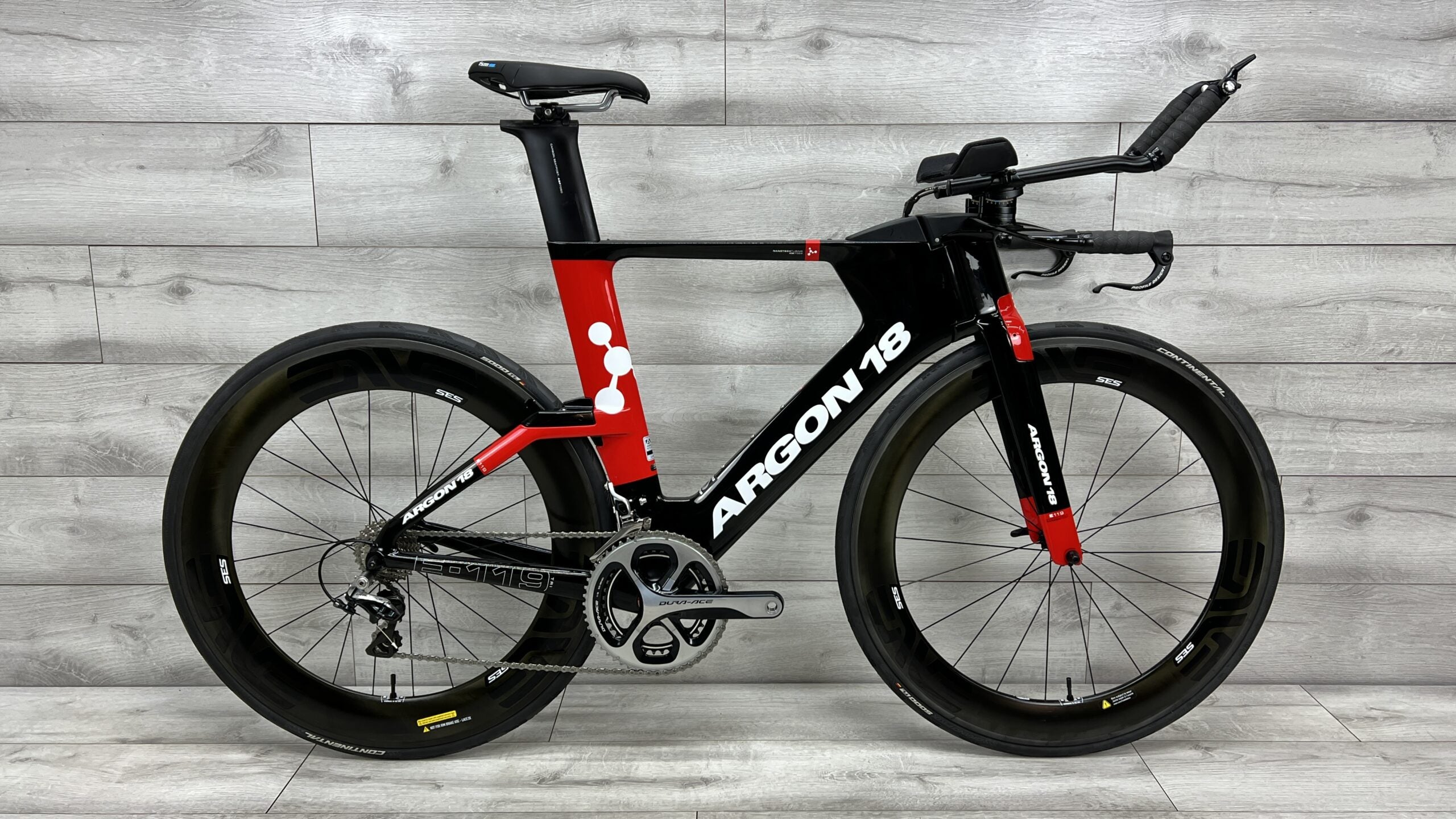 2018 Argon 18 E-119 Tri Triathlon Bike Large – Cycle Limited