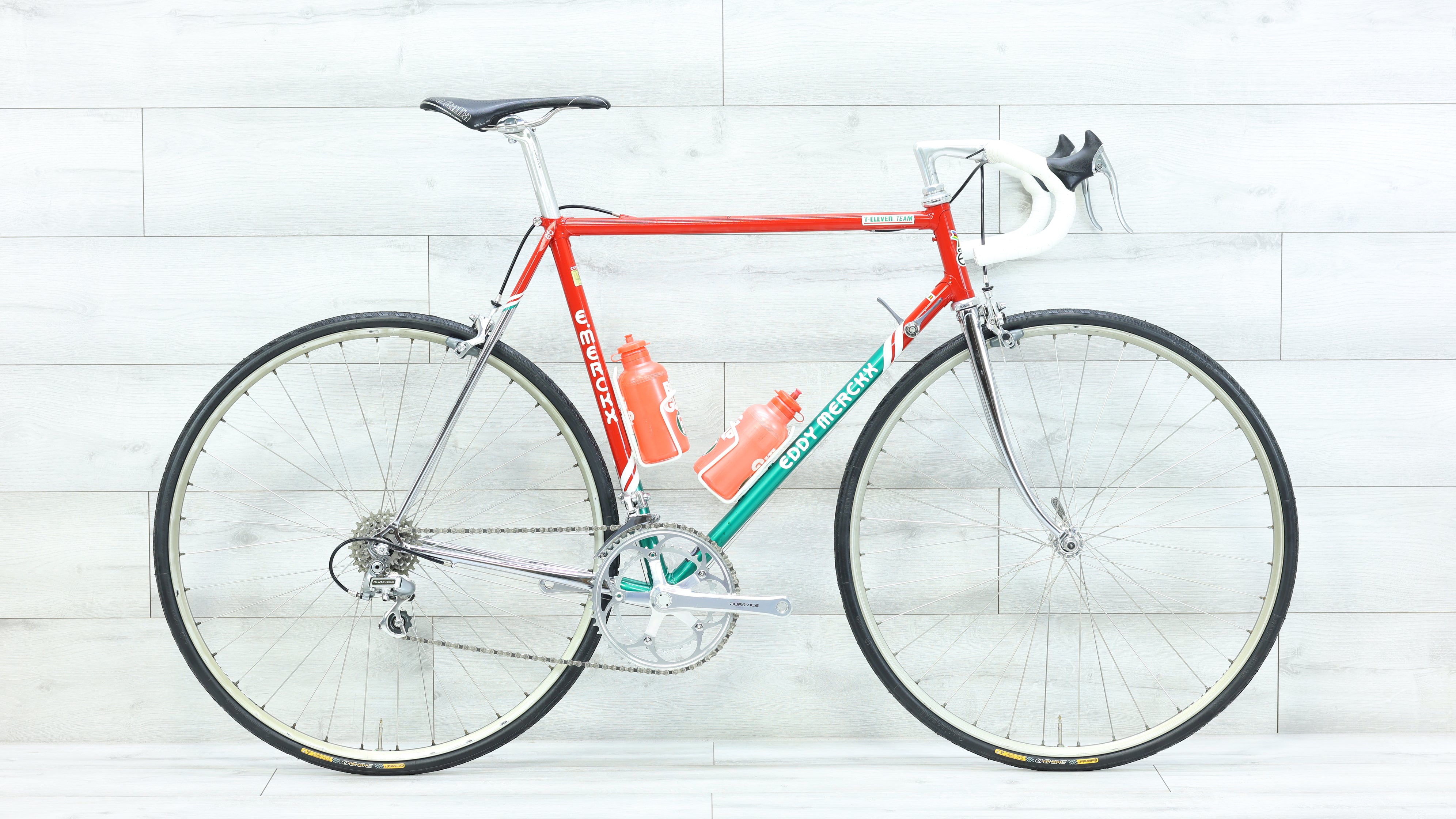 1990 Eddy Merckx Corsa Extra 7 Eleven Road Bike 55cm Cycle Limited