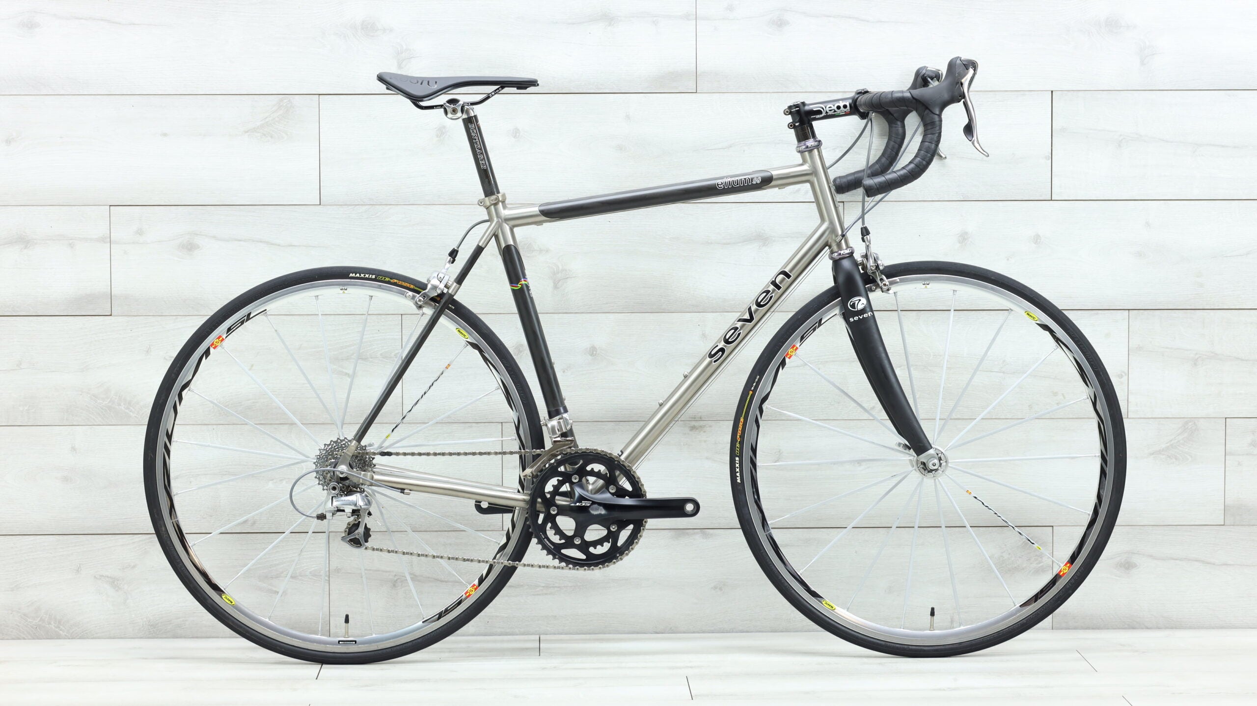 Seven discount titanium bike