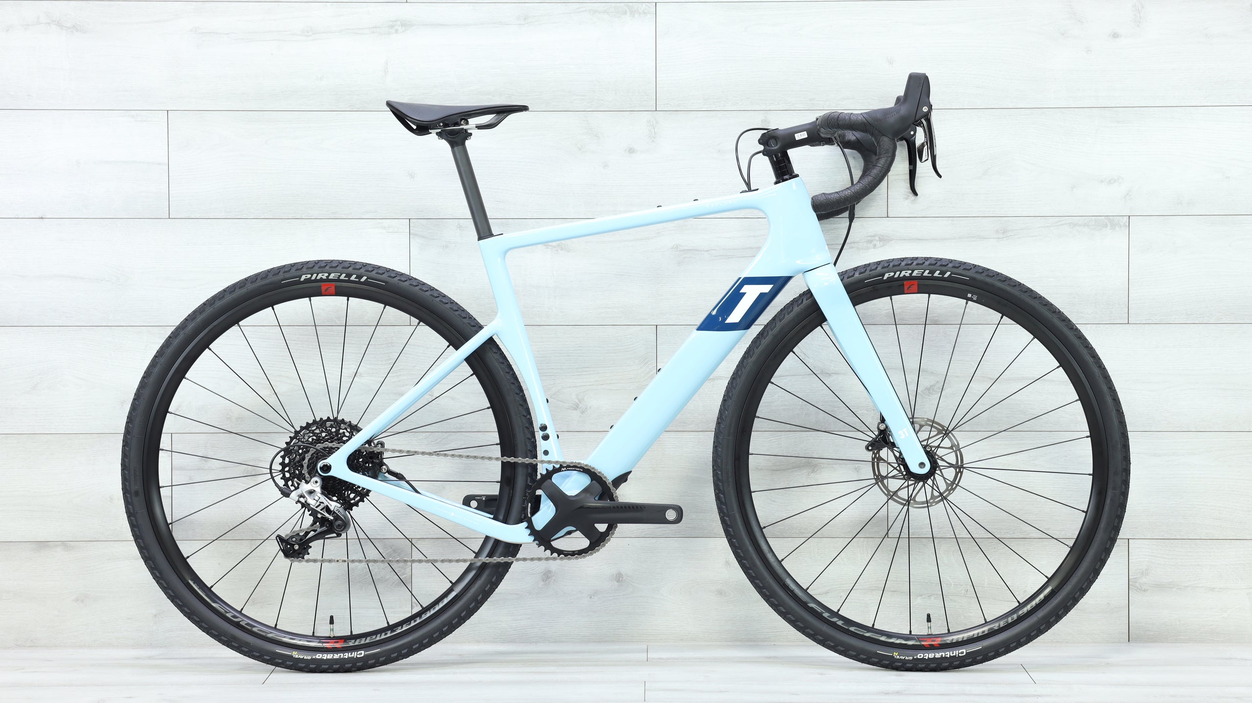700c gravel bike 3T Ultra Rival 1x11 Light Blue 700c Gravel Bike