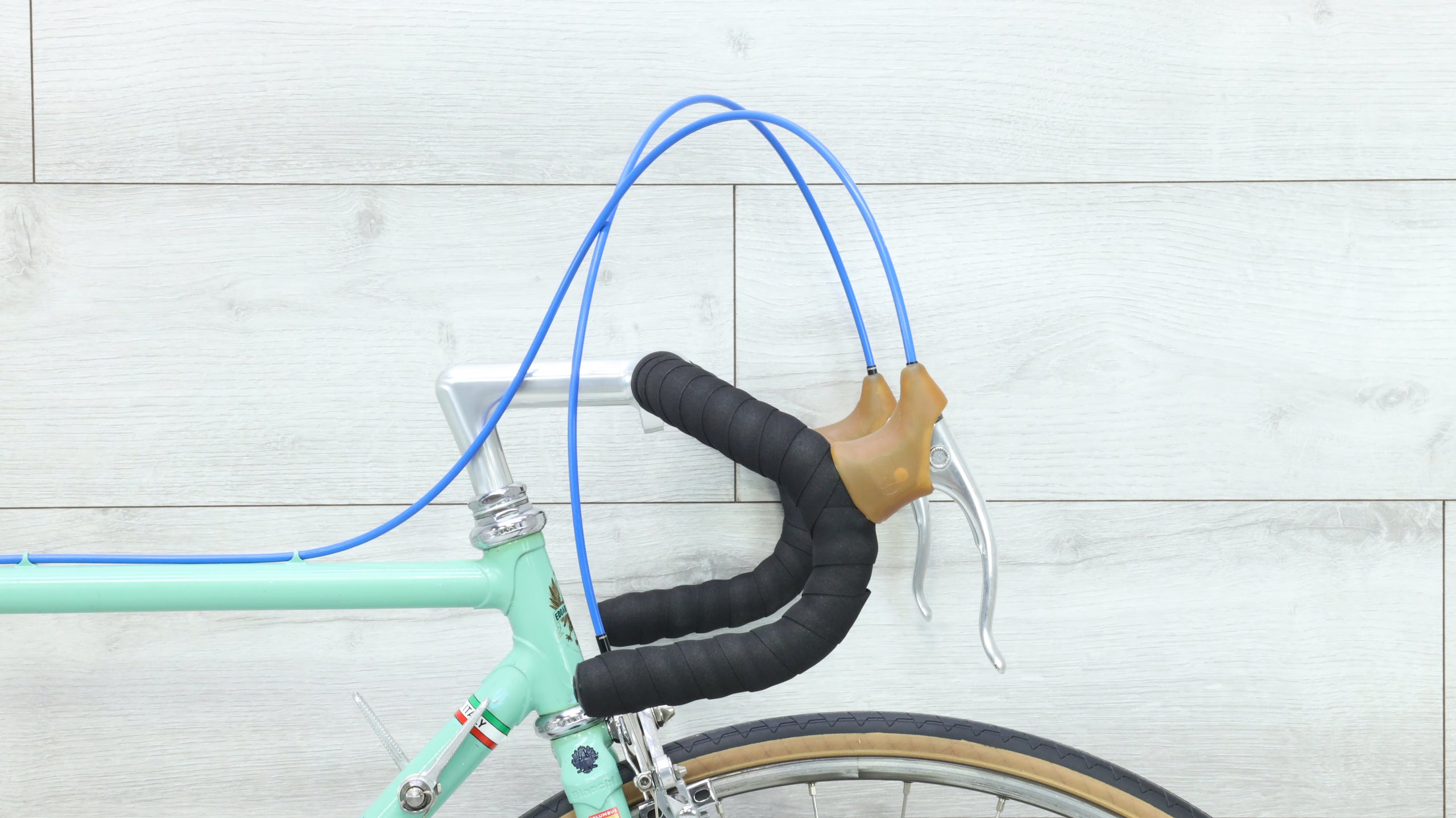 Serie Sterzo e Portafanale Bianchi Bicicletta D'epoca Vintage Bici Serie Sterzo e Portafanale Bianchi Bicicletta D'epoca Vintage Bici