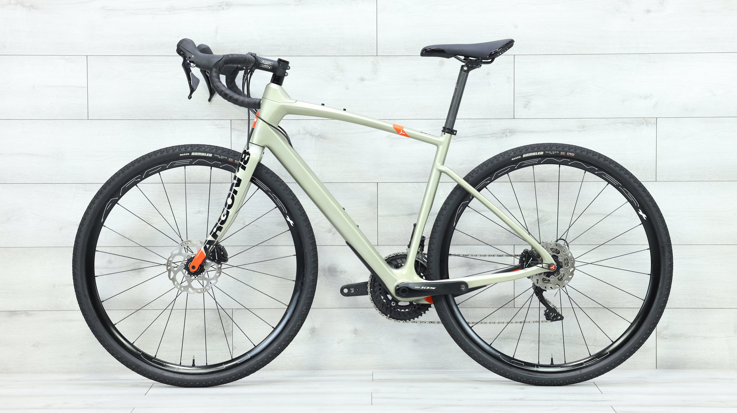 shimano 105 on gravel bike Argon 18 Dark Matter Shimano 105 Gravel Bike