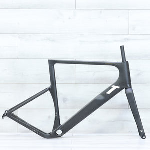 3T Exploro RaceMax Italia Raw/Gloss 2x Gravel Bike Frameset - 58cm