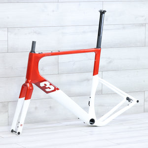 3T Exploro RaceMax Gravel Frameset 700c Red/White - 61cm