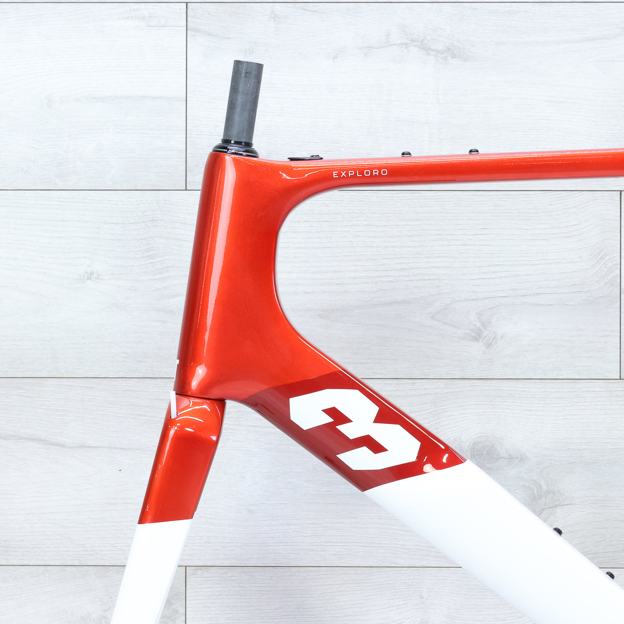 3T Exploro RaceMax Gravel Frameset 700c Red/White - 61cm