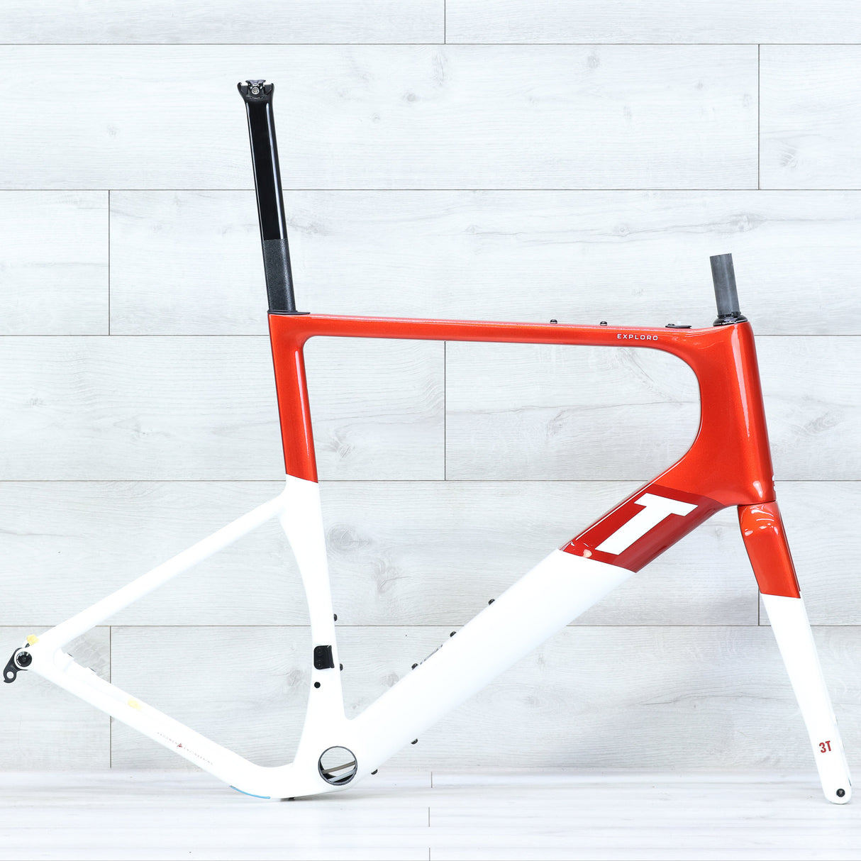 3T Exploro RaceMax Gravel Frameset 700c Red/White - 61cm