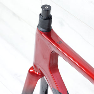 3T Strada 2x Disc Brake Aero Road Bike Frameset 700c Red/Black - 56cm