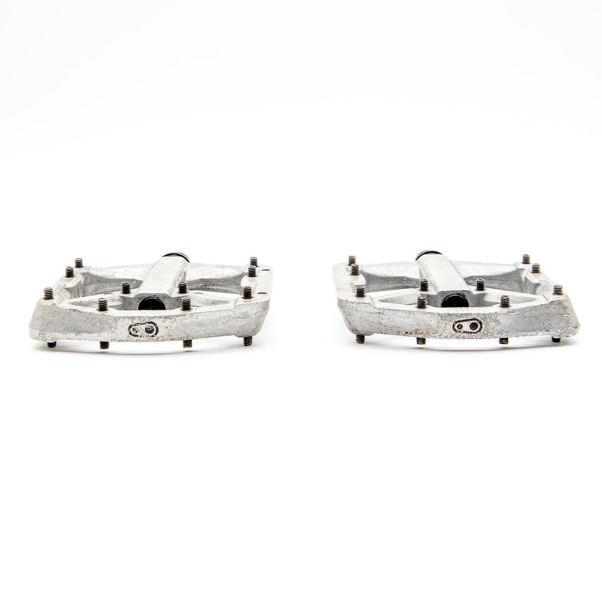 Crank Brothers Stamp 2 Small Raw MTB Pedals 447g