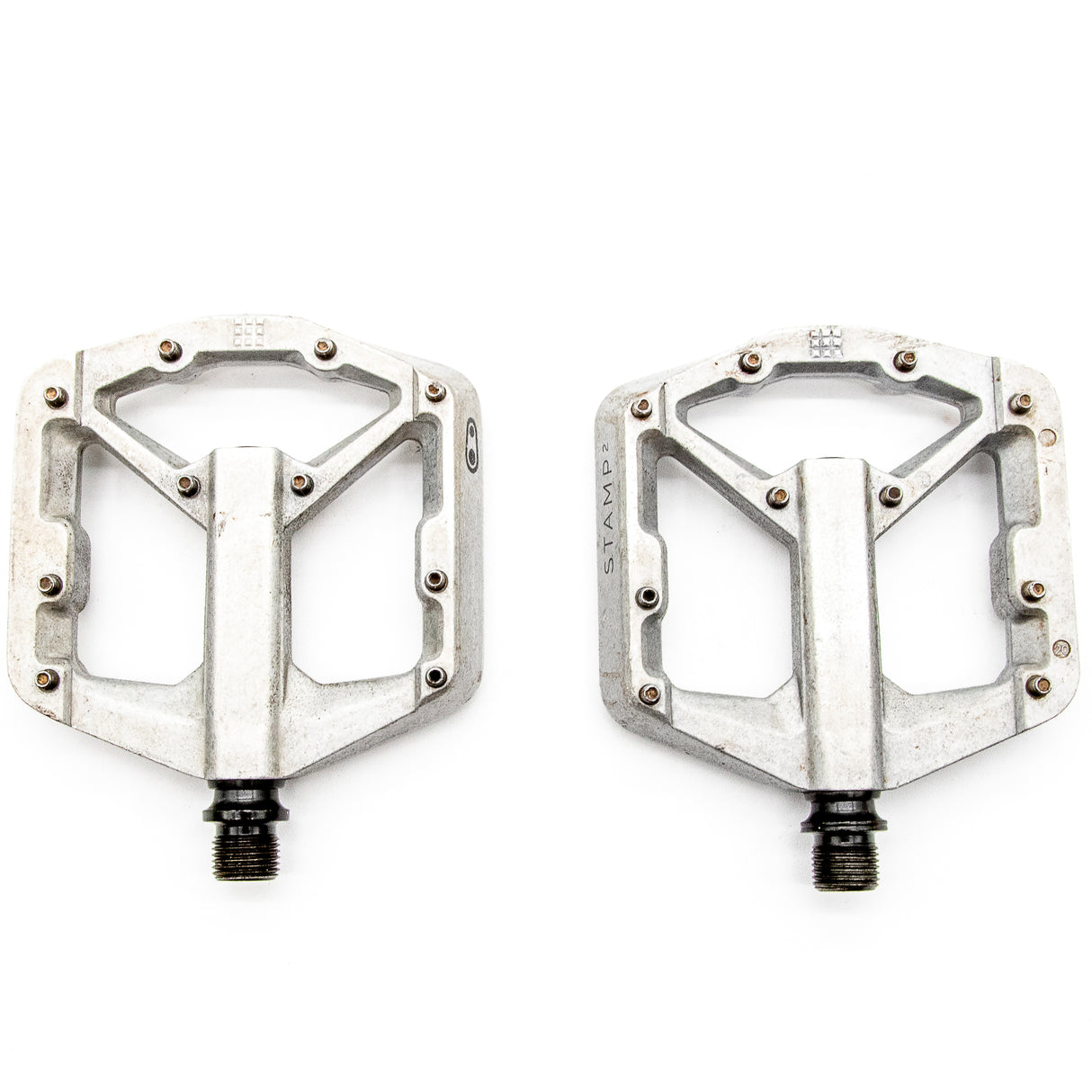 Crank Brothers Stamp 2 Small Raw MTB Pedals 447g