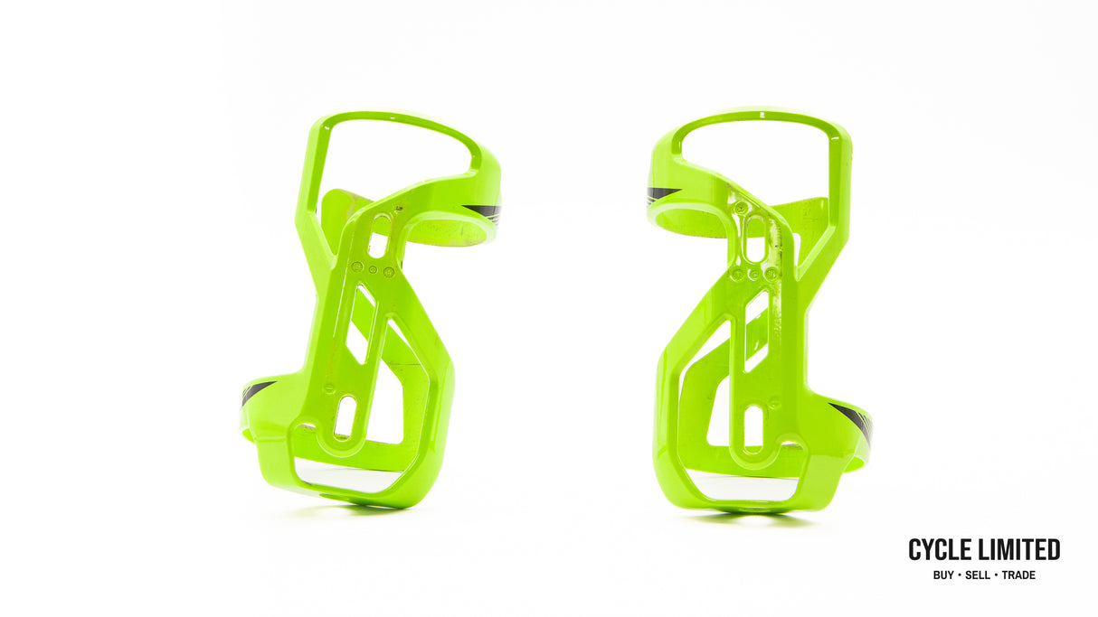 Specialized Zee Bottle Cage II Right and Left Load Hyper Green Pair 84g