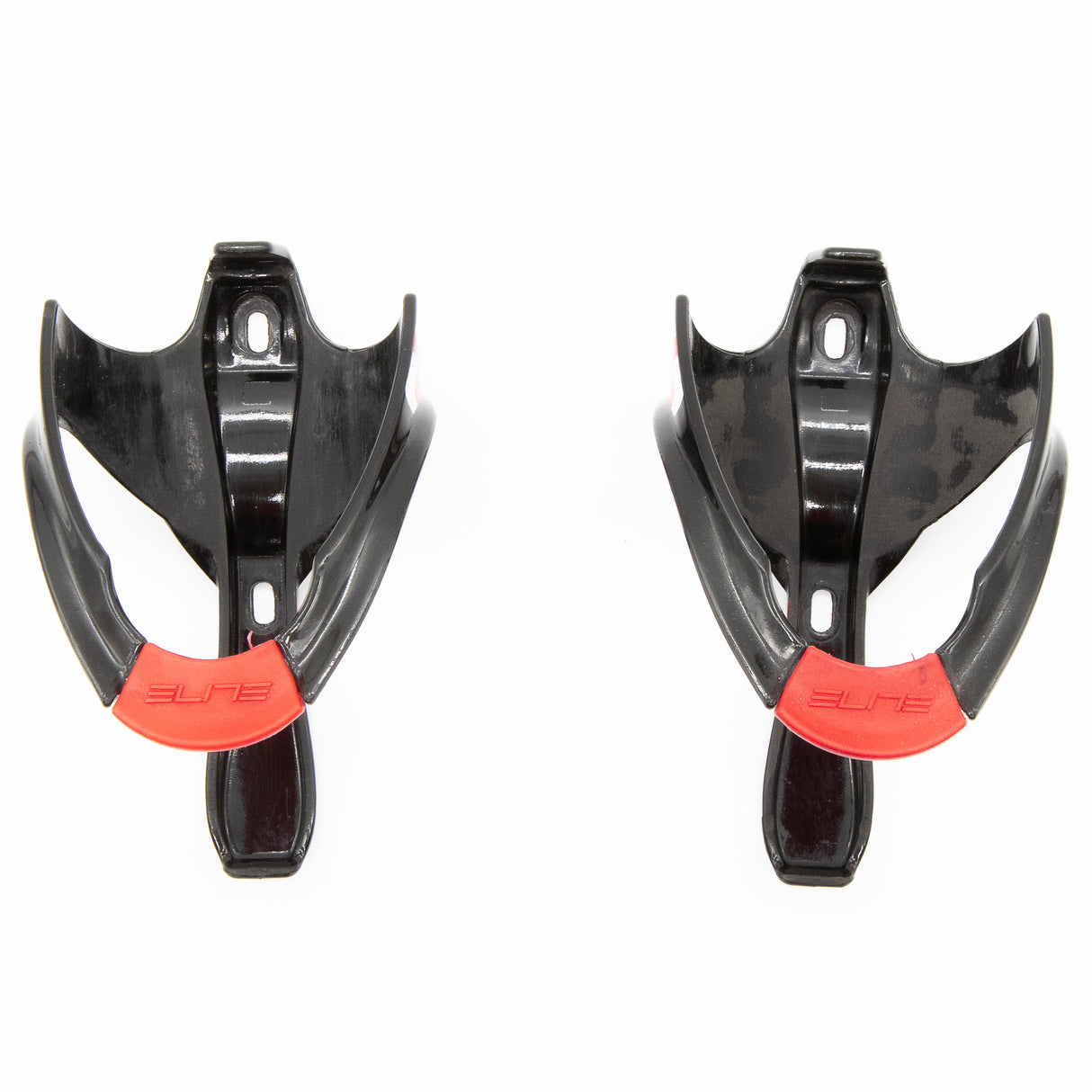 Elite Cannibal Bottle Cages Pair Black Red 83g