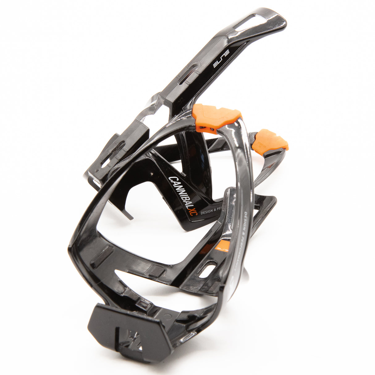 Elite Cannibal Bottle Cages Pair Black/Orange 83g