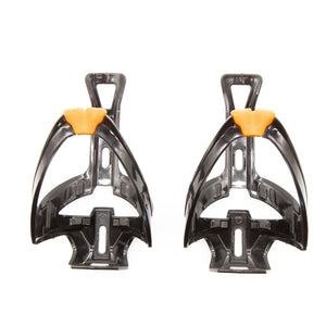 Elite Cannibal Bottle Cages Pair Black/Orange 83g