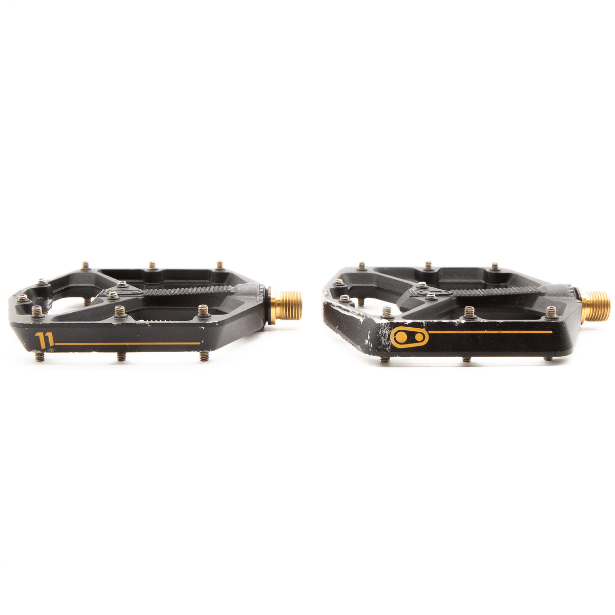 Crank Brothers Stamp 11 Large Pedals Black/Gold 330g