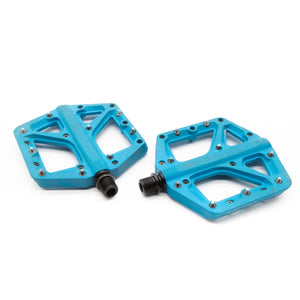 Crank Brothers Stamp 1 Flat Platform Pedals Blue Large 355g