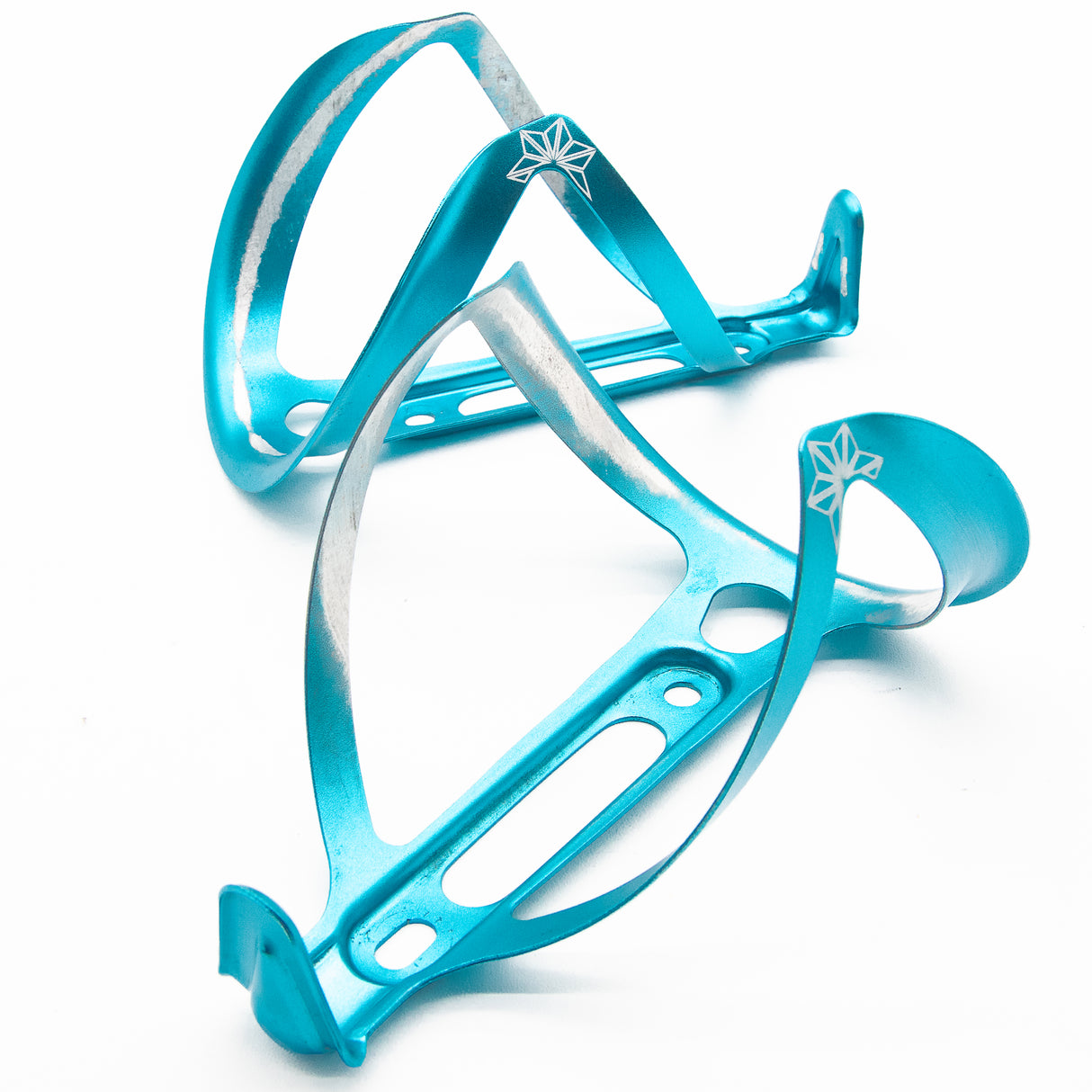Supacaz Fly Cage Ano Bottle Cages Blue Pair 35g