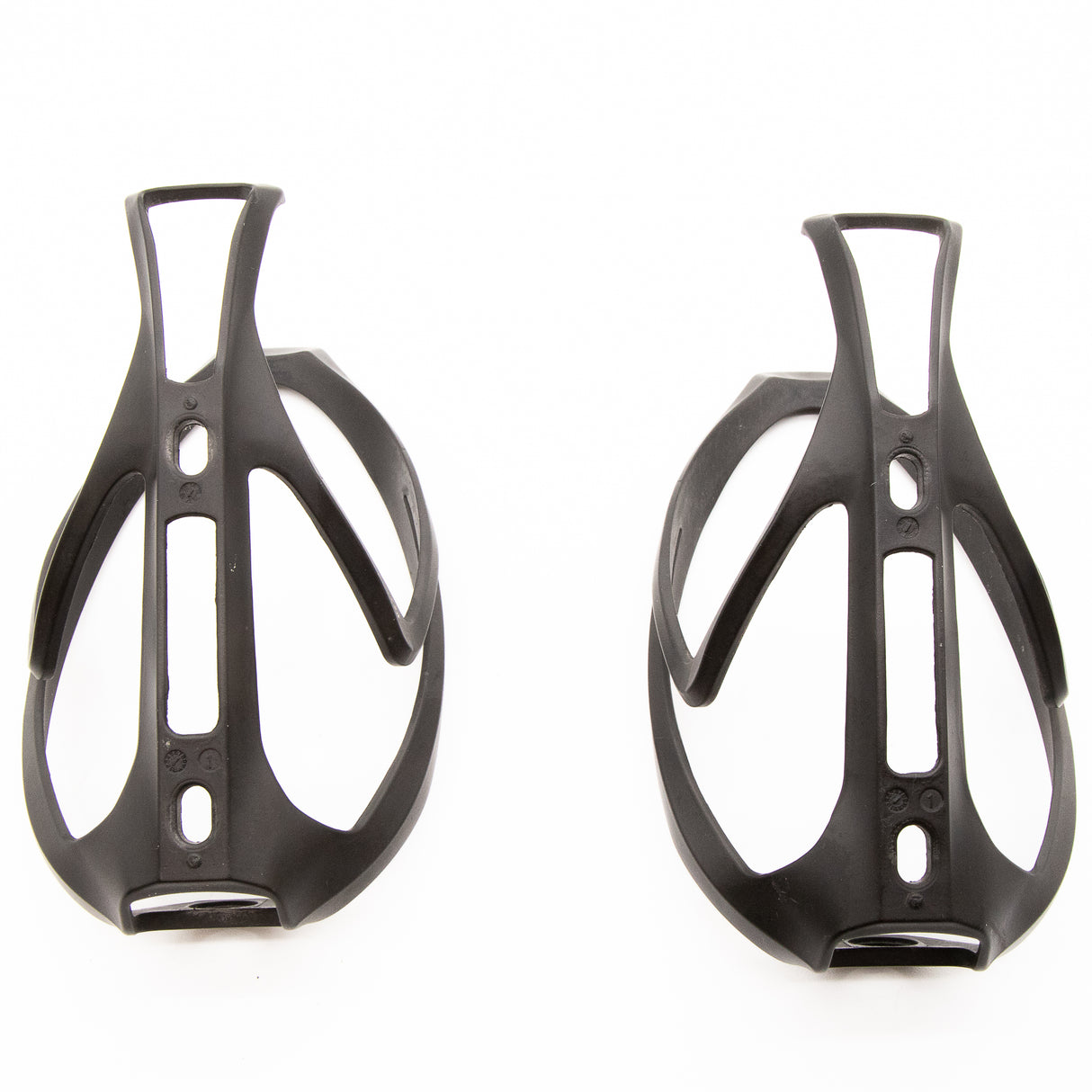 Specialized Rib II Black Matte Black/Liquid Silver Bottle Cage Pair 65g