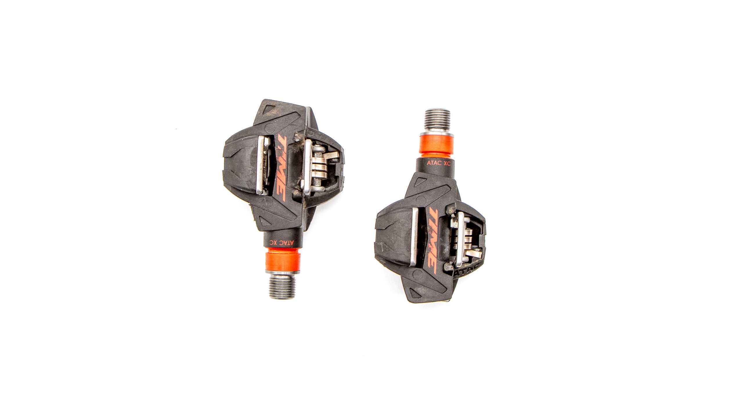 time cyclo pedals Time Atac XC 12 Carbon Fiber W/Titanium Spindle Dual Sided Clipless Pe – Cycle Limited