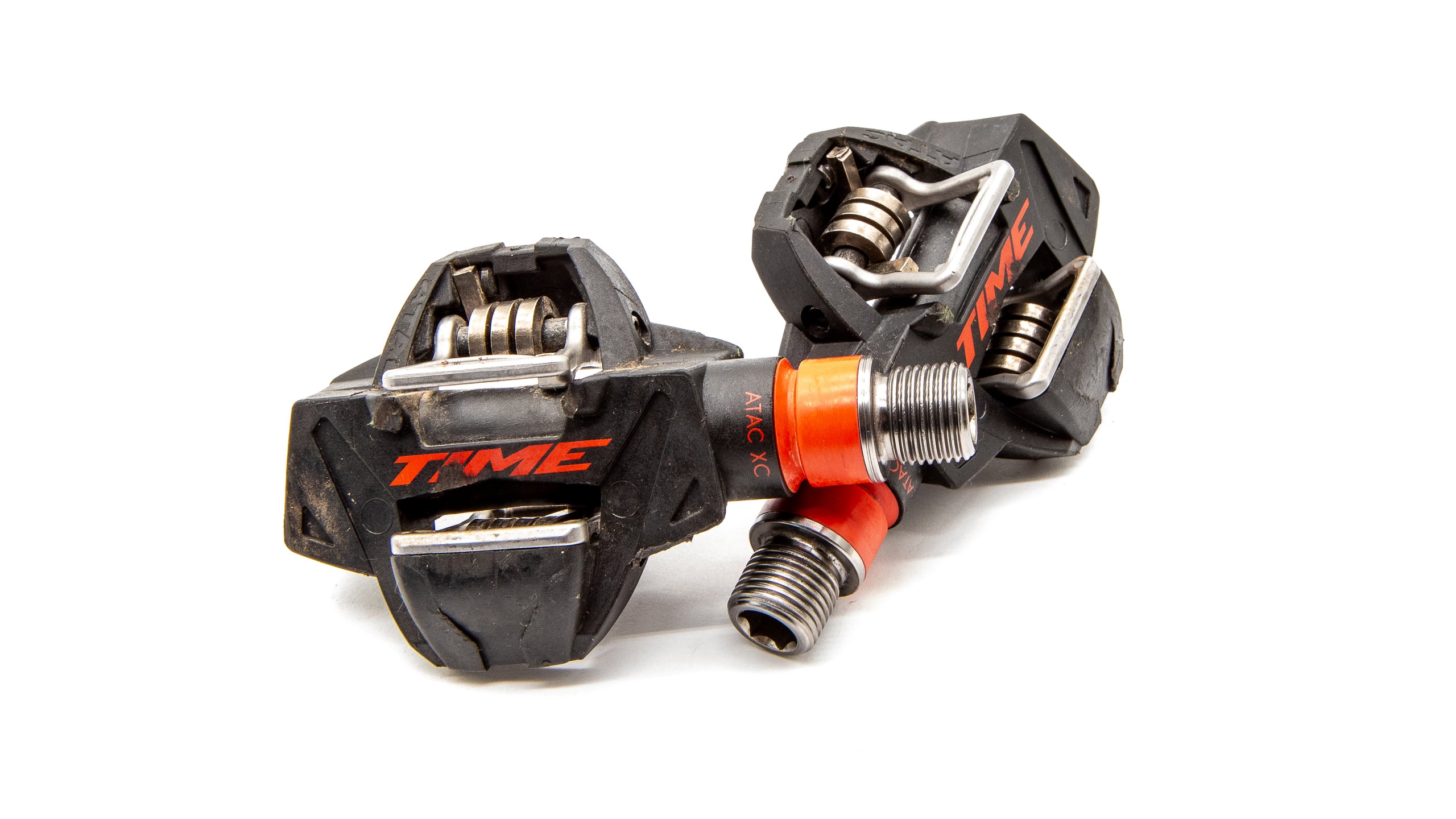time mountain bike pedals Time Atac XC 12 Carbon Fiber W/Titanium Spindle Dual Sided Clipless Pe – Cycle Limited