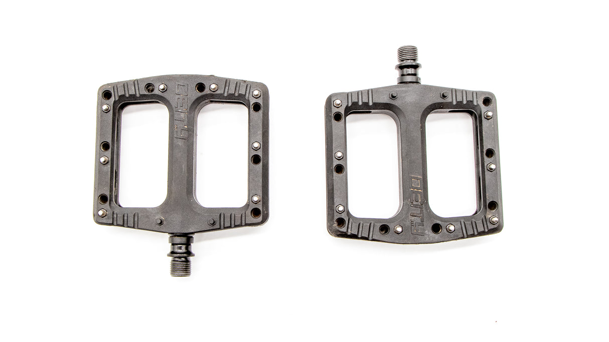 Deity Deftrap Black Flat Pedals 398g