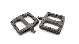 Deity Deftrap Black Flat Pedals 398g – Cycle Limited