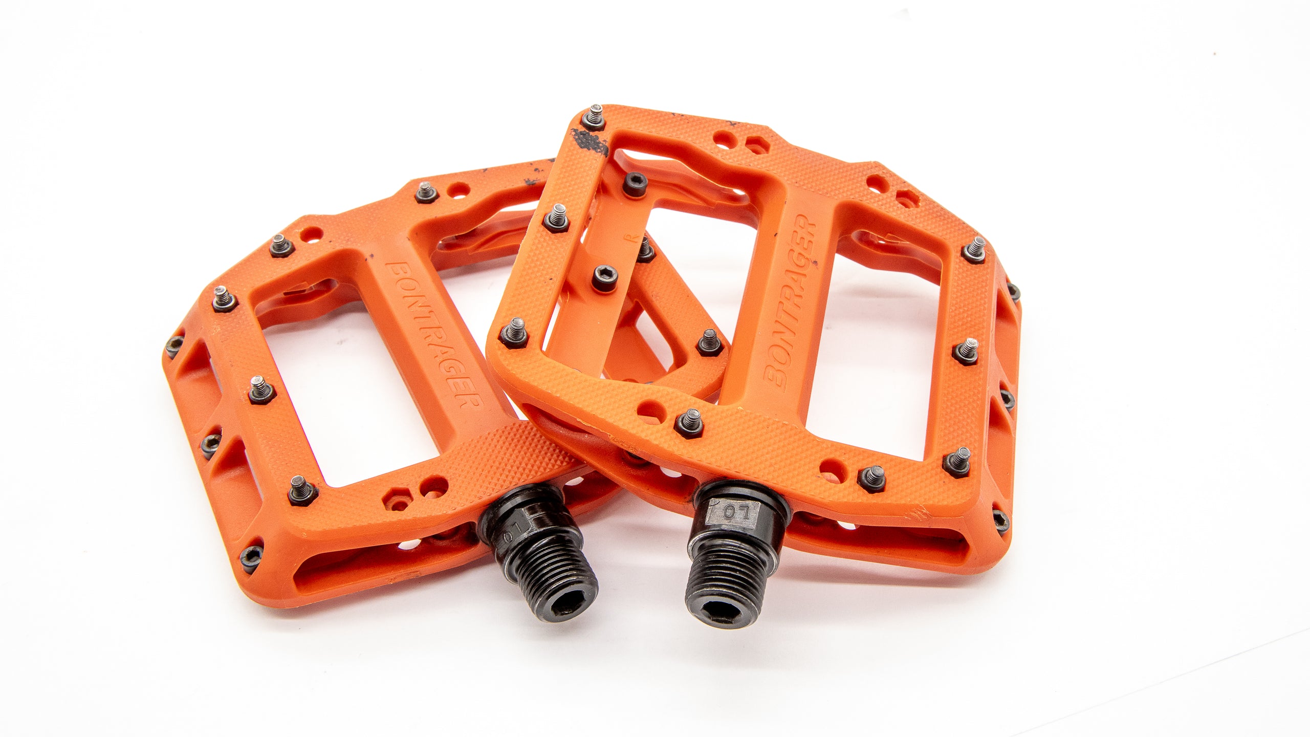 bontrager pedale Bontrager Line Elite MTB Flat Pedal Orange 350g