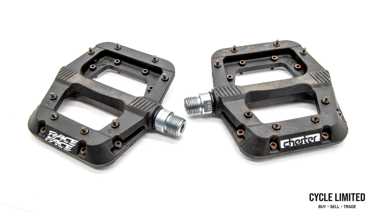 Race Face Chester Flat Black Pedals 367g