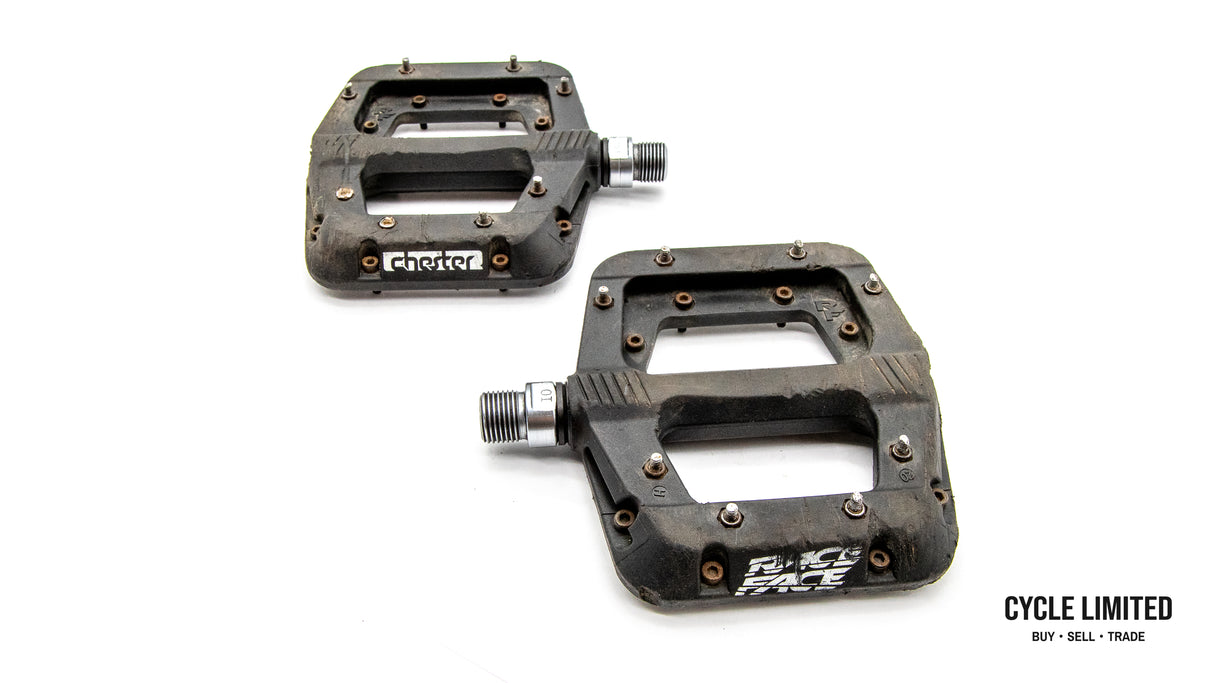 Race Face Chester Flat Black Pedals 363g