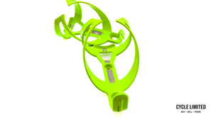 Bontrager Elite Recycled Water Bottle Cage Pair Lime Green 68g