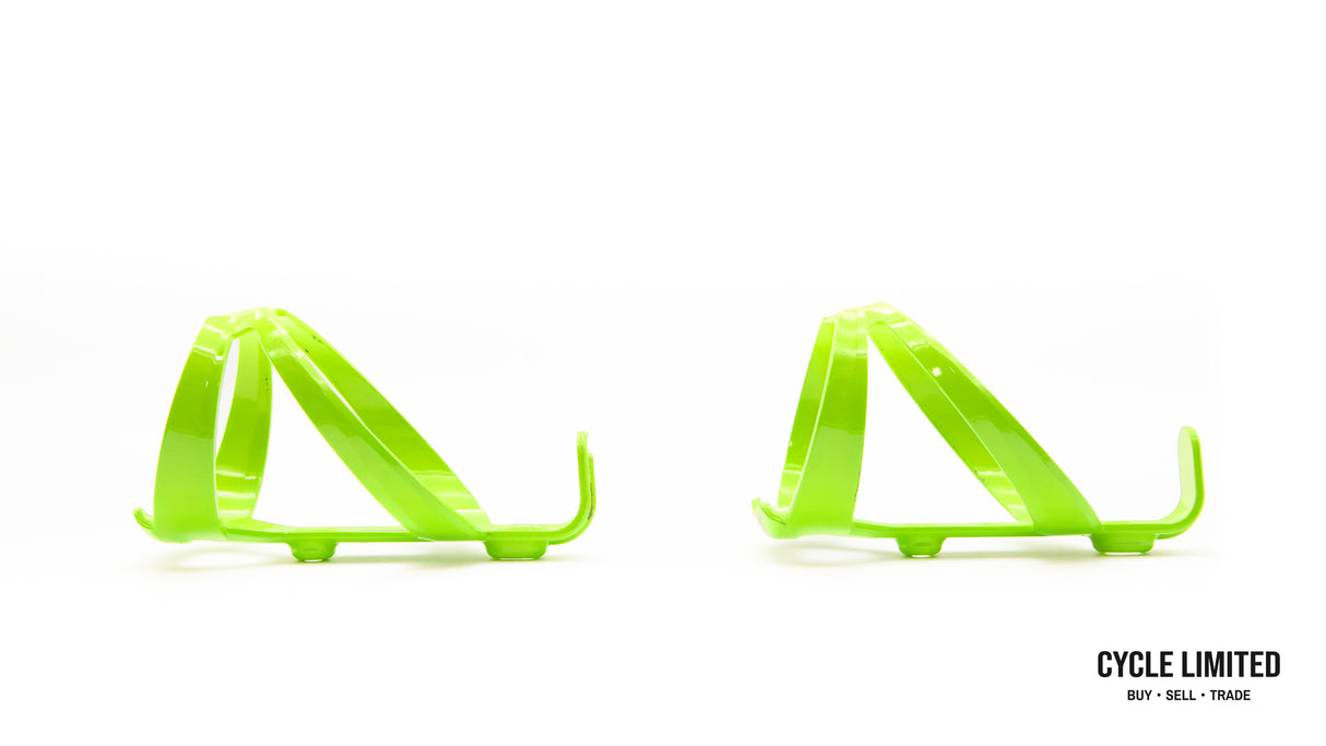 Bontrager Elite Recycled Water Bottle Cage Pair Lime Green 68g