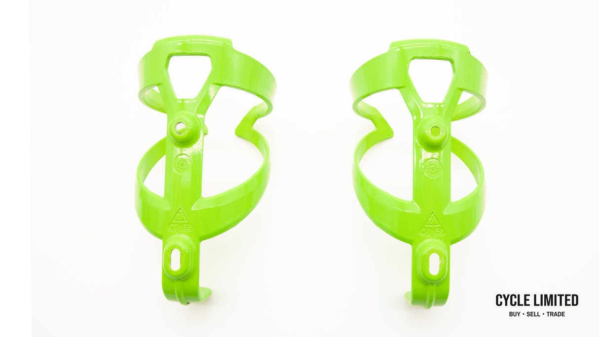 Bontrager Elite Recycled Water Bottle Cage Pair Lime Green 68g