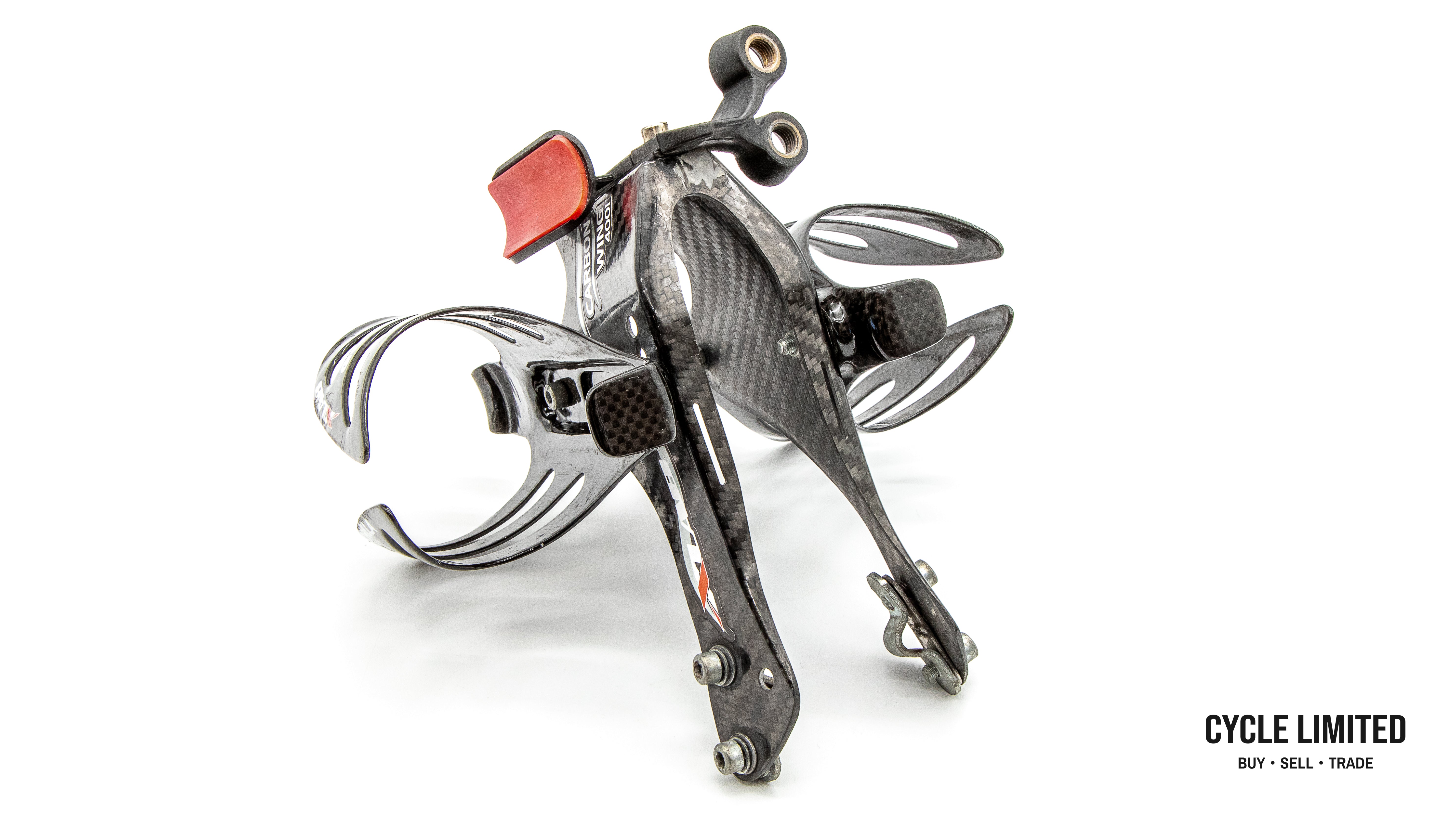 XLAB Carbon Wing 400i Water Bottle Cage Mount With 2 Pair Carbon