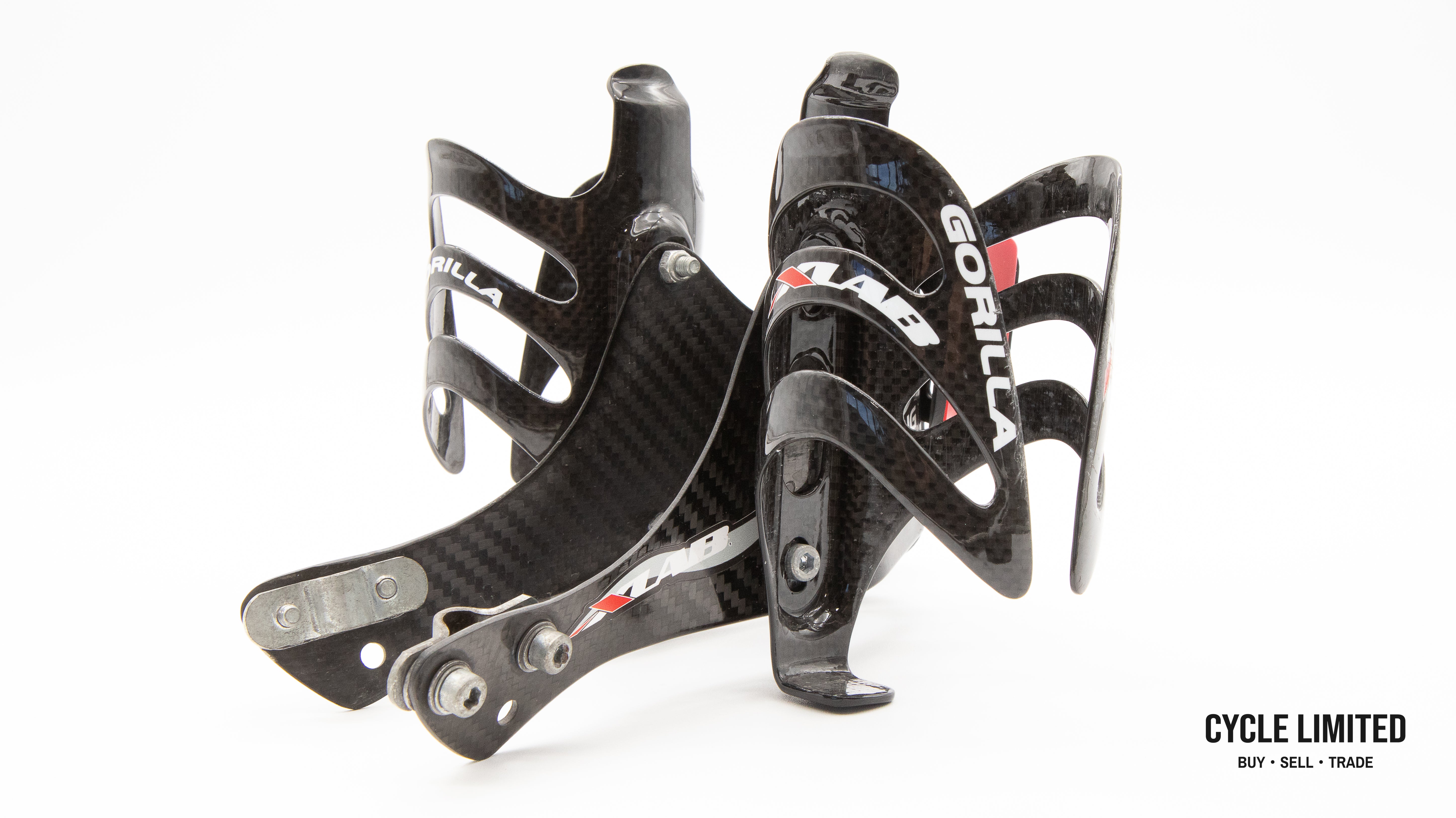 XLAB Carbon Wing 400i Water Bottle Cage Mount With 2 Pair Carbon